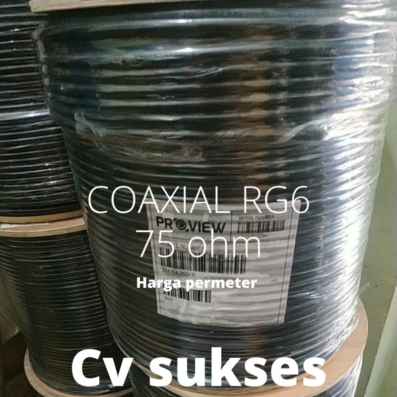 KABEL ANTENA RG6 HARGA PERMETER BERKWALITAS STANDAR USA