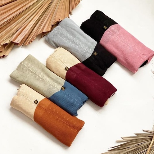 Pasmina instant MADINA Twotone