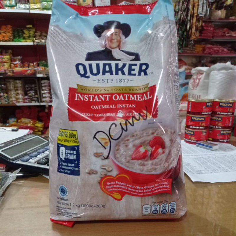 

Oat Quaker instant oatmeal 1,2kg