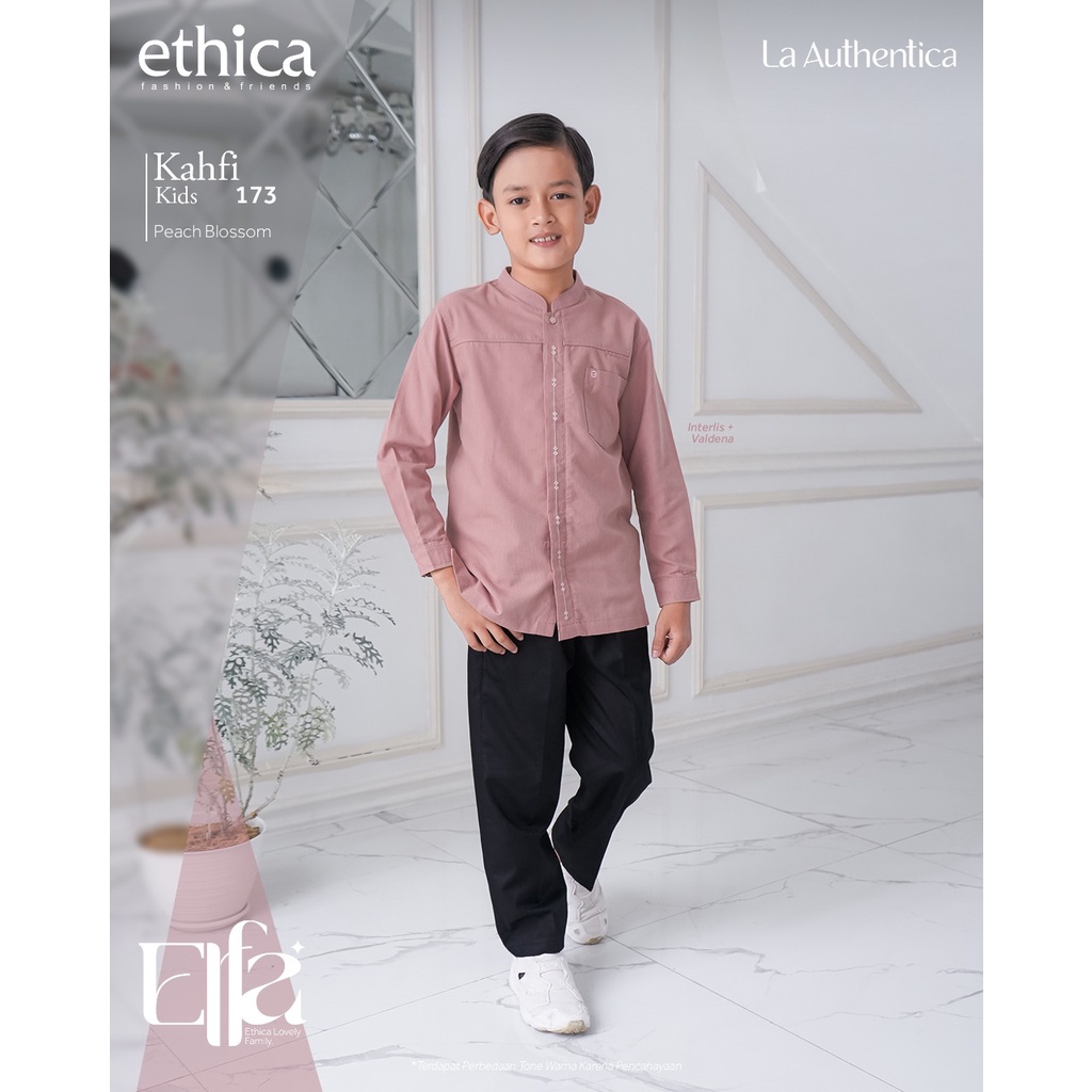 Sarimbit Ethica Elfa 265 Terbaru 2023 / Peach Blossom / Fashion Muslim Sarimbit Keluarga / Couple / Ethica