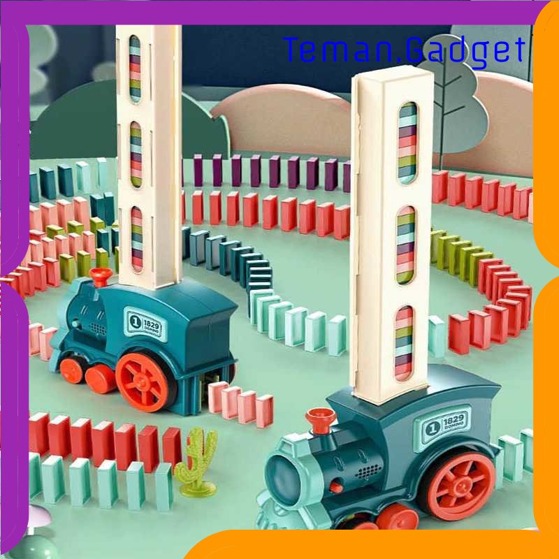 TG-MAN HISUFO Mainan Kereta Balok Domino Electric Domino Train - KT-342