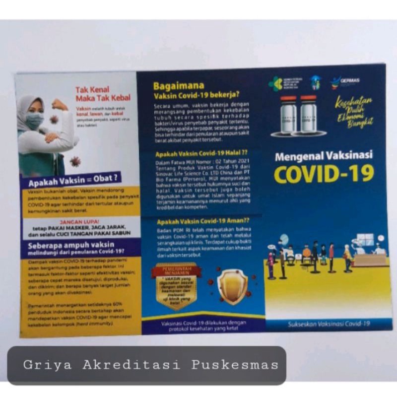 Leaflet Mengenal Vaksinasi Covid-19