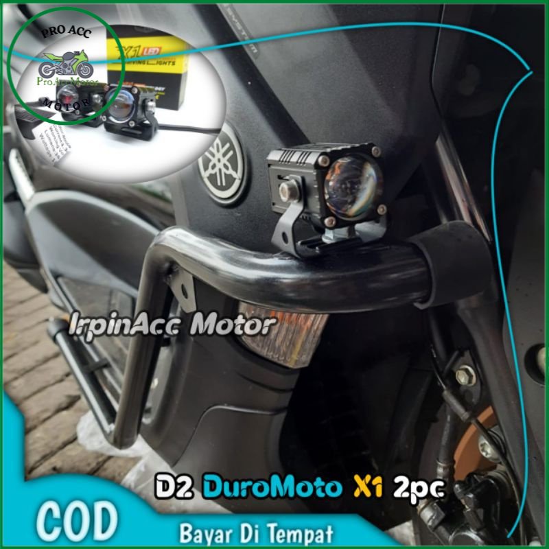 Lampu Tembak X1 Duromoto Lampu Tembak Adv 160 Pcx 160 Vario Nmax Lampu Tembak Mobil Universal (proaccmotor)