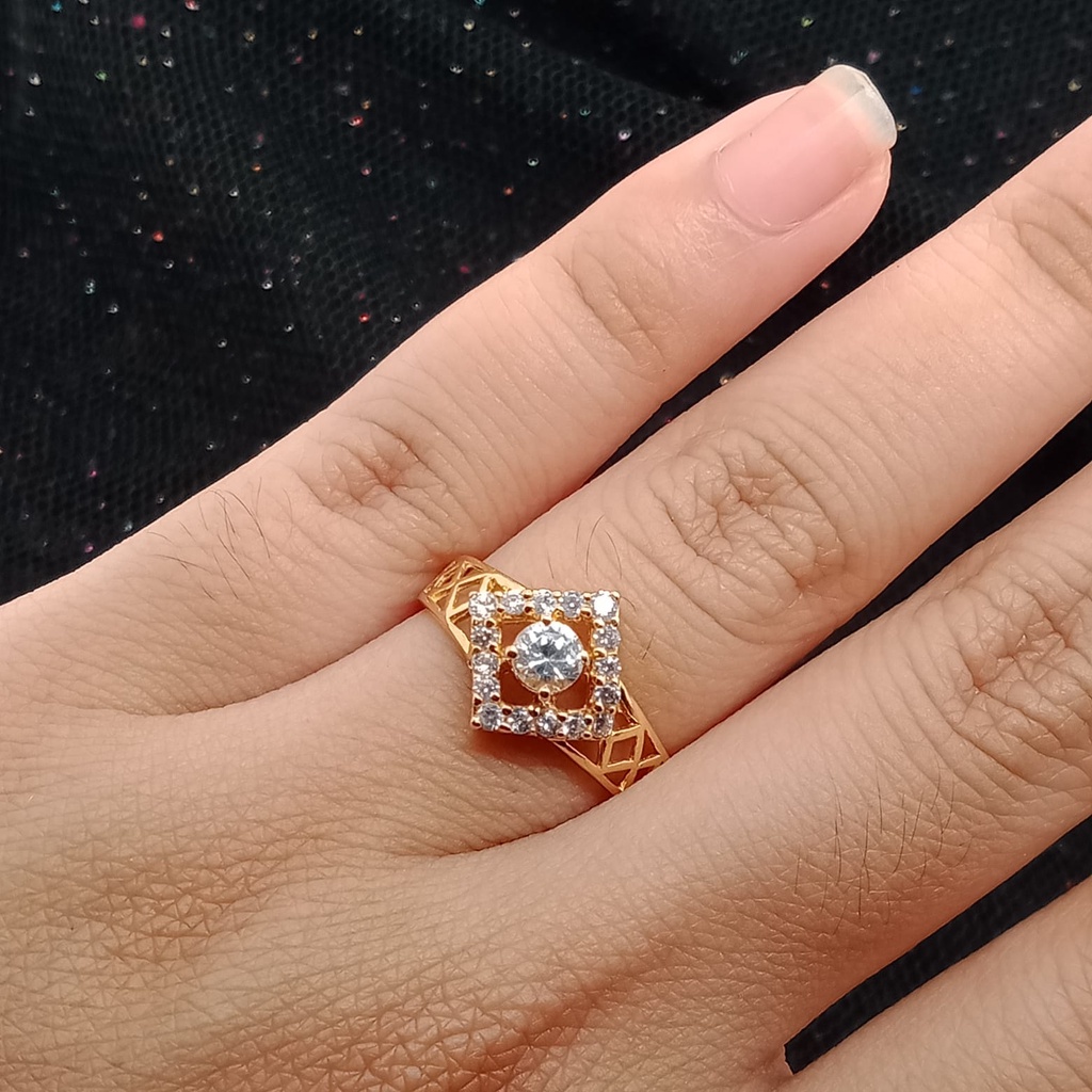 Cincin emas 17K - 2.3 gr kadar 750 - 3939