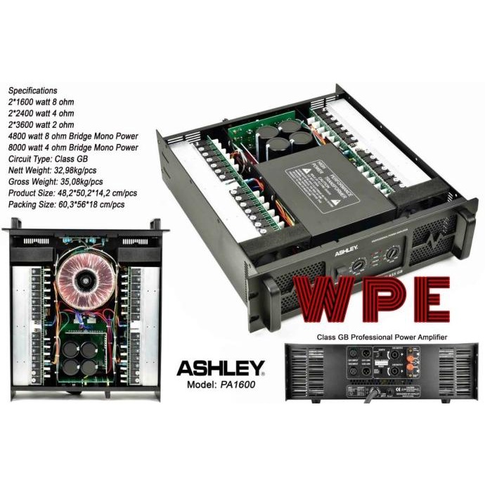 Power Ashley Pa1600/Ashley Pa 1600 Original