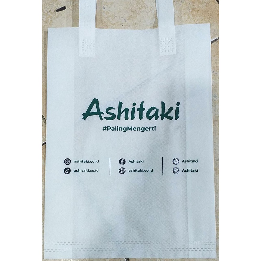 Jasa sablon goodie bag untuk 2 warna 1 sisi