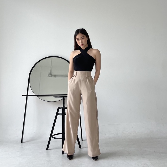 Gillian Highwaist Pants / Highwaist Pants Wanita