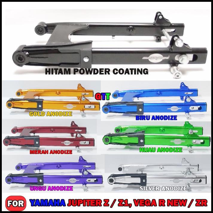 Promo Swing Arm Yamaha Jupiter Z Merek Super Drag Aluminium Anodize