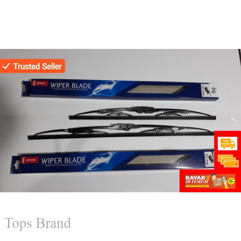 Topsbrand WIPER BLADE AVANZA XENIA LAMA. GRAND MAX VISTO AERIO. DENSO ...kode 34