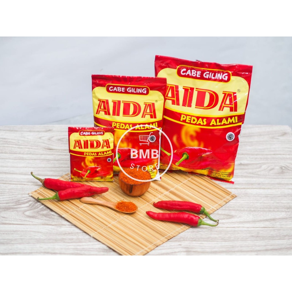 

BUMBU TABUR INSTANT / CABE BUBUK / CABAIBUBUK / CABAI / CABE / CABEBUBUK SUPER PEDAS AIDA RENCENG 25GR