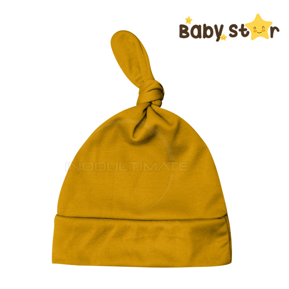 Topi Kupluk Bayi BABY STAR Topi Anak BY BHS-1 Baby Hat New Born Pelindung Kepala Bayi Perlengkapan