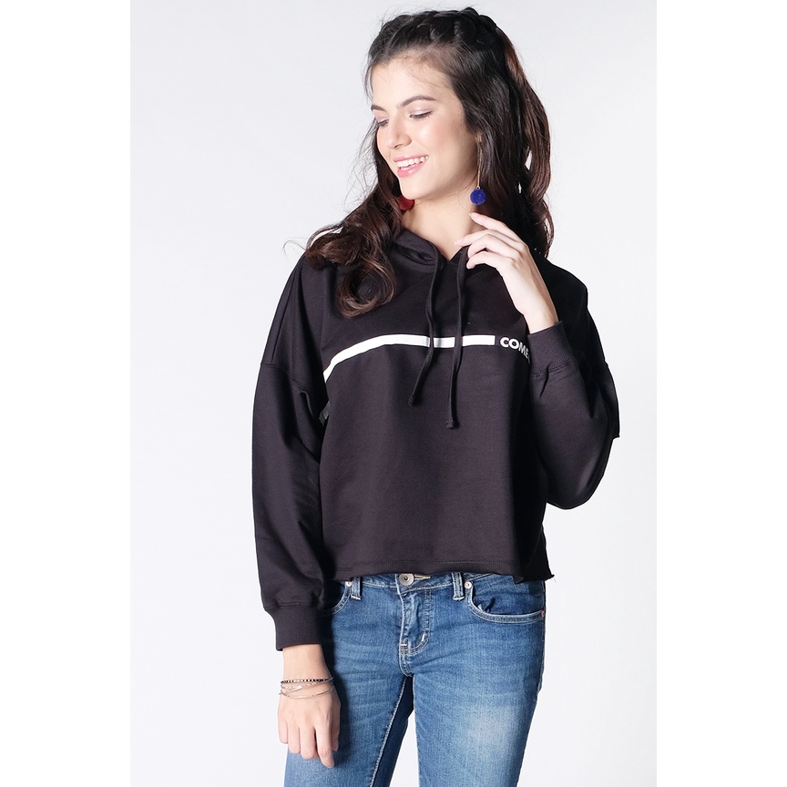 Ninety Degrees Sweater Wanita Beatrix Black 34335D1BK