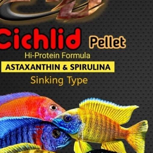 [PAKAN CICHLID] Pelet Ikan HD CICHLID sinking (tenggelam) 250 gr