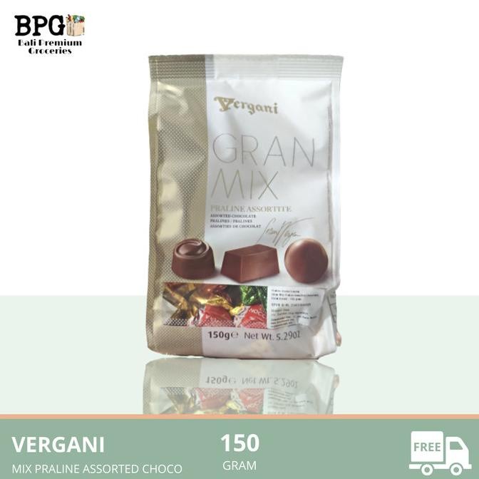 

VERGANI Gran Mix Praline Assortite 150gr (Cokelat Susu Banyak Rasa)