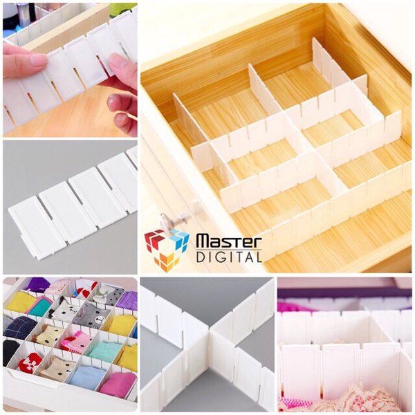 Sekat Pembagi Laci Drawner 4 Lemari Drawer organizer pembatas laci