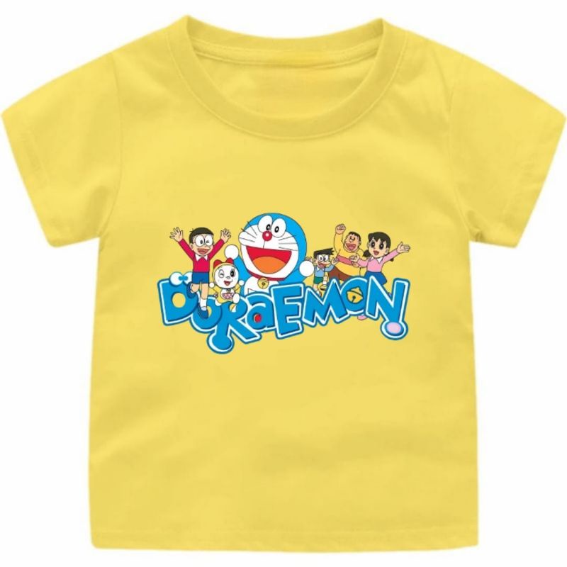 KAOS ANAK DORA-EMON 1-12 TAHUN /KAOS ANAK PEREMPUAN-LAKI LAKI KEKINIAN