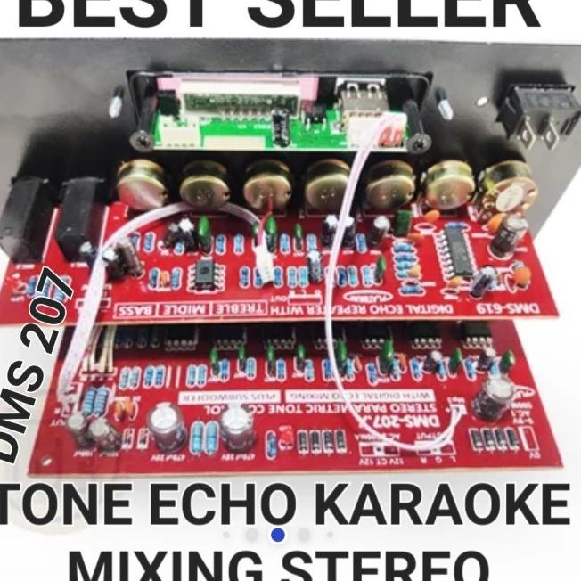 dms 207 bluetooth mp3 tone mixing gitar echo dms207 mic refeat guitar