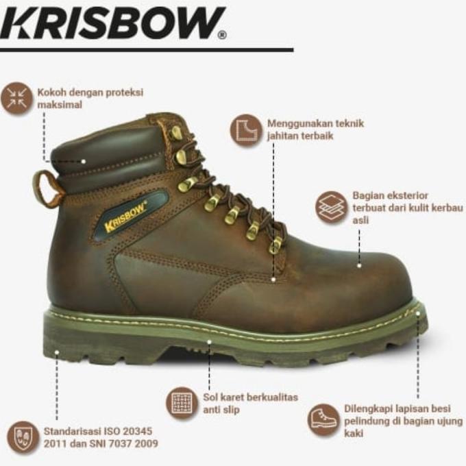 Krisbow Vulcan Sepatu Pengaman safety shoes