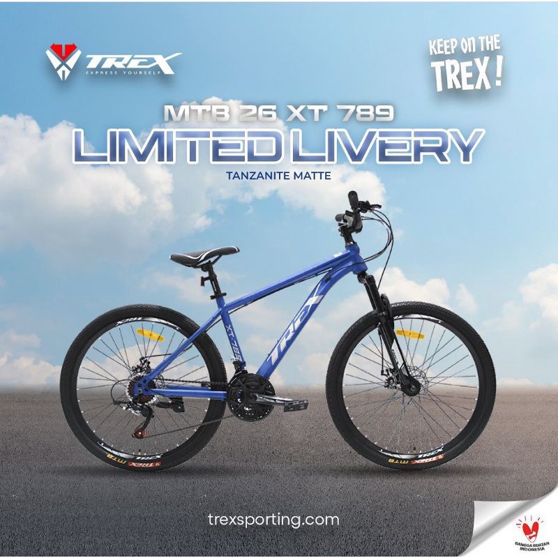 promo November 26" trex xt789 limited edition 3x7Sp Discbrake