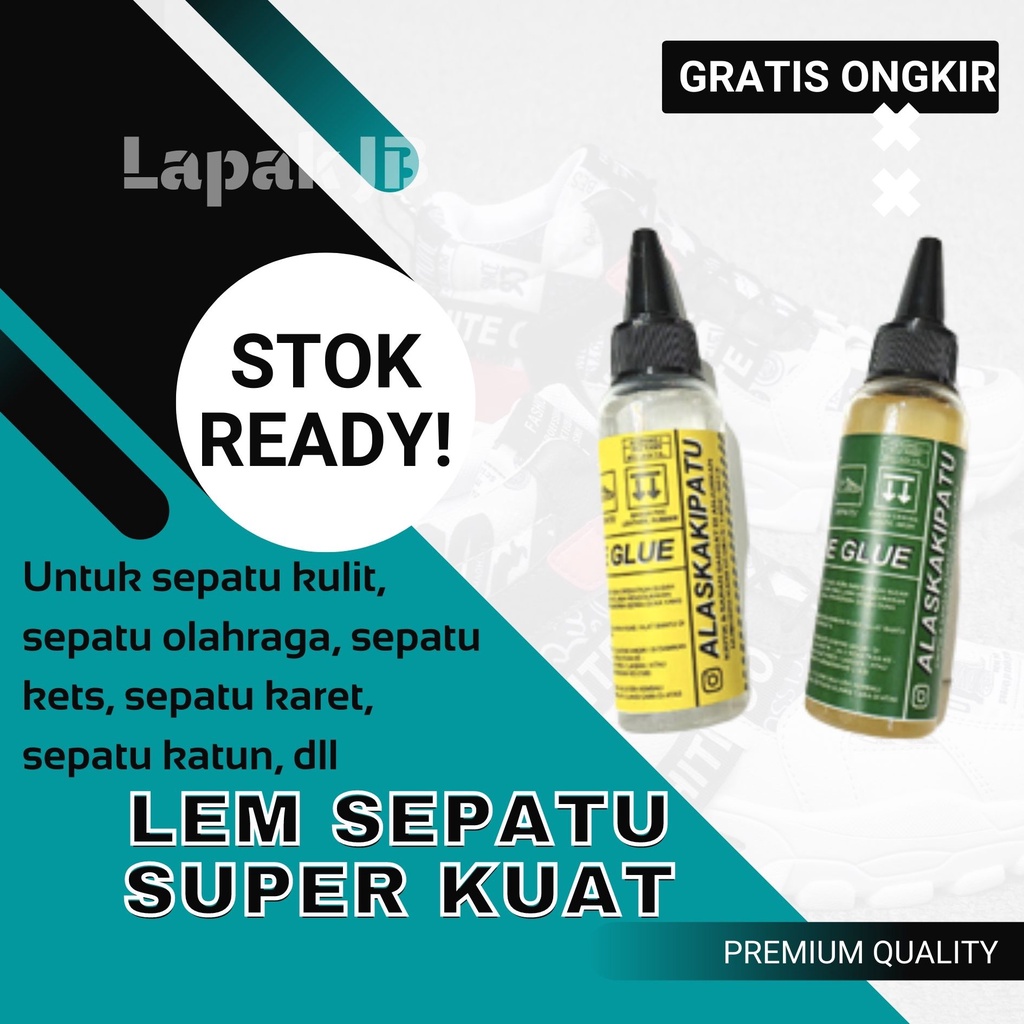 LEM SEPATU SUPER KUAT KUNING HIJAU ERAT ALASKAKIPATU PVC KARET KULIT MESH OLAHRAGA CONVERSE TERBAIK 