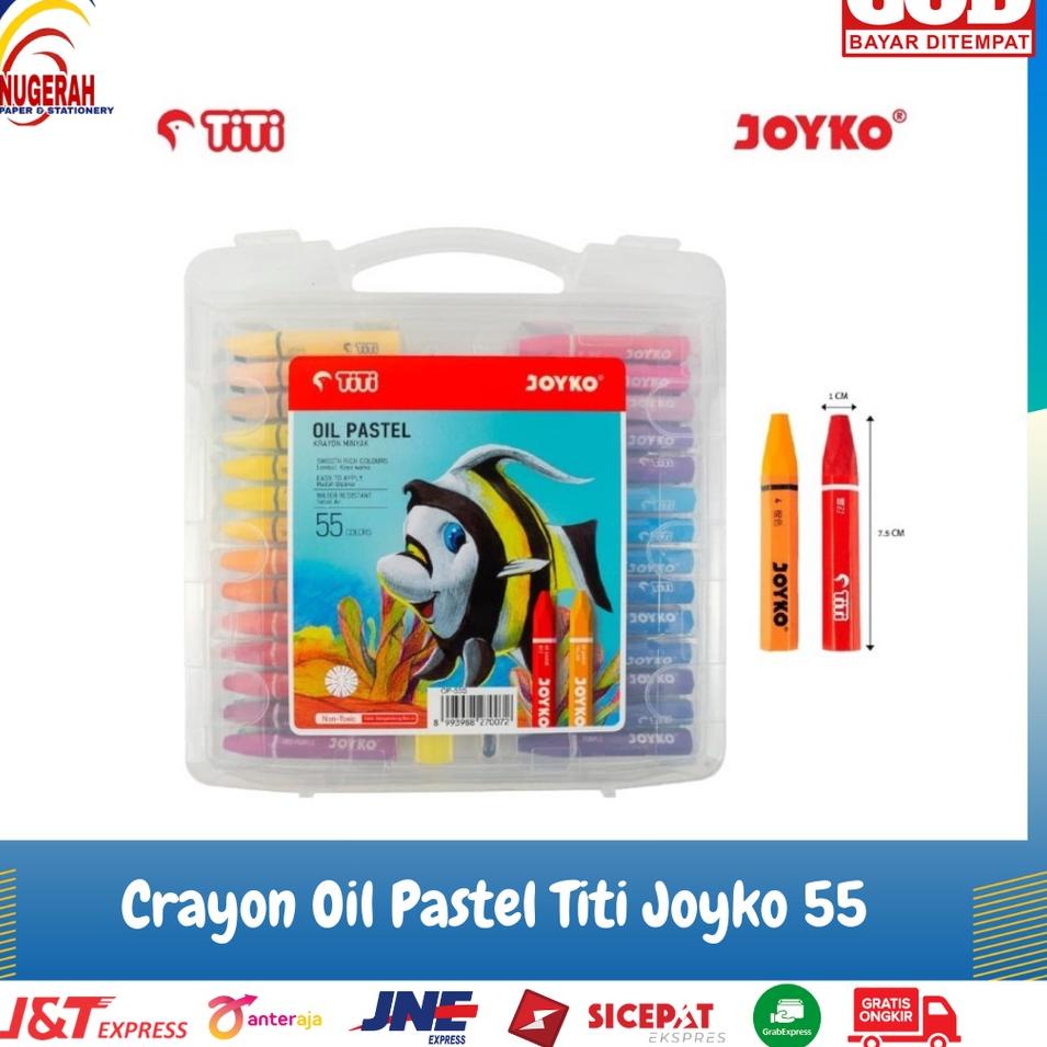 

Grosir Update KRAYON OIL PASTEL TITI JOYKO (PCS)