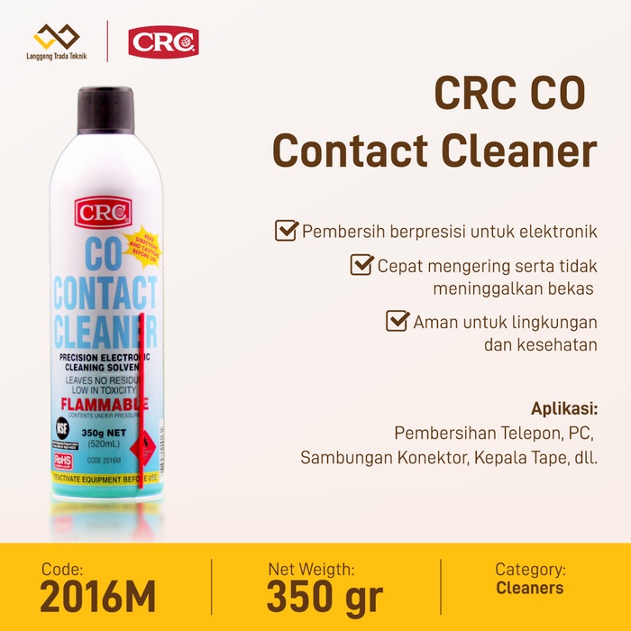 CRC CO Contact Cleaner - 2016M