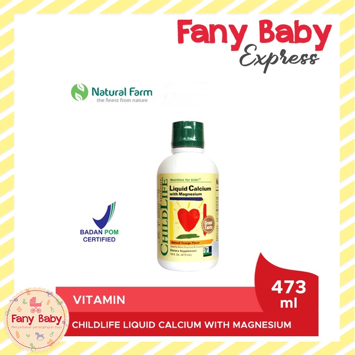 CHILDLIFE LIQUID CALCIUM WITH MAGNESIUM 473ML