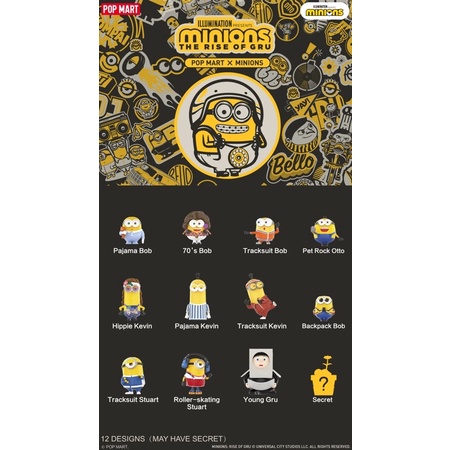POP MART MINIONS THE RISE OF GRU