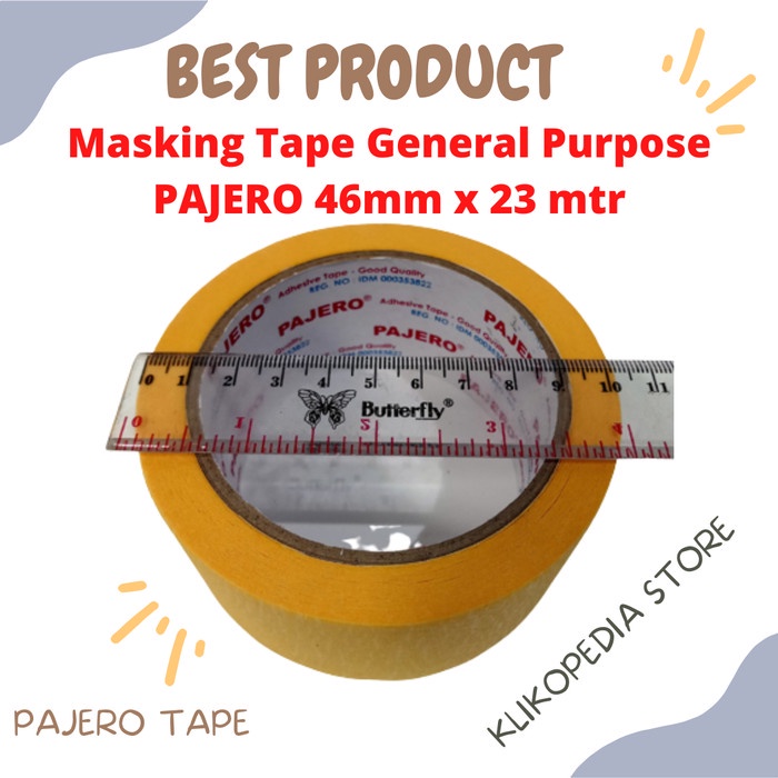 

Masking Tape PAJERO GP / Isolasi Kertas 2" x 26 Y (Non Logo)