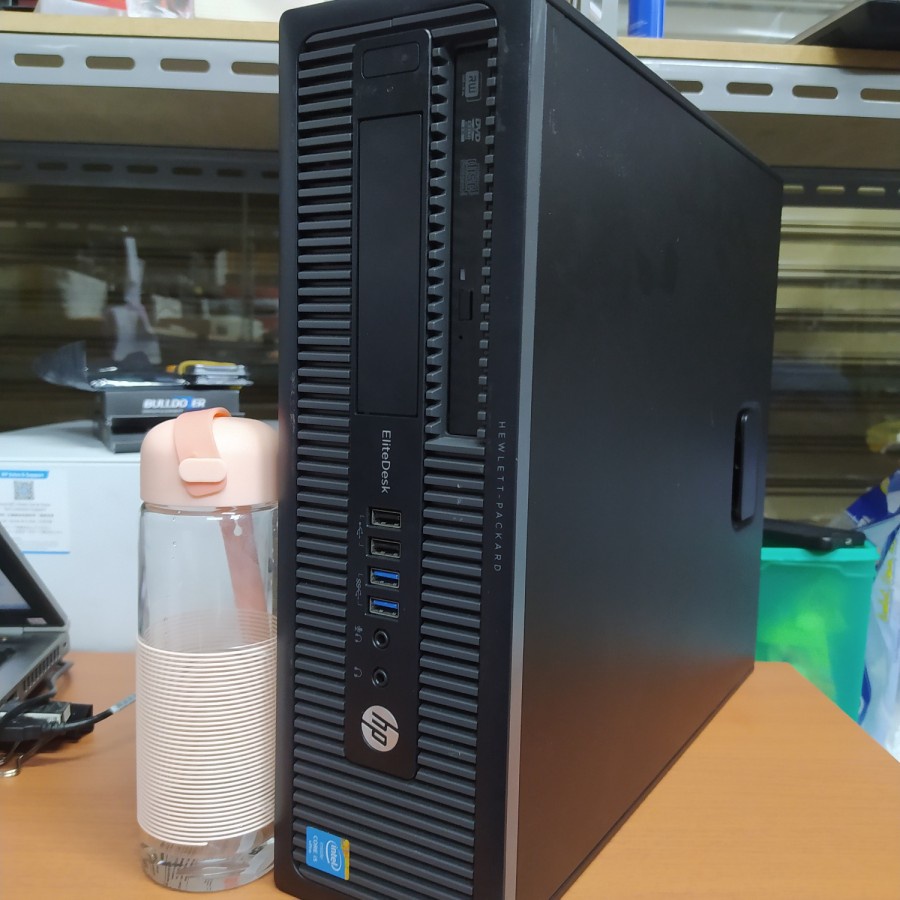 PC KOMPUTER DESTOP  CPU HP BUILD UP ELITEDESK  800 G2 SFF-CORE I5-6500 3.20GHZ/RAM 8GB/HDD 500GB WINS 10 PRO  KOMPUTER KANTOR  SEKOLAH  KERJA  DLL SIAP PAKEI