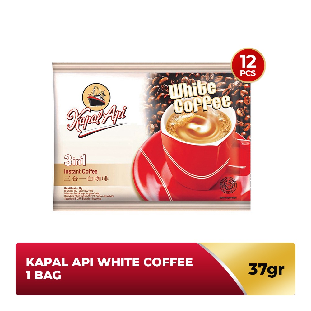 

KAPAL API White Coffee 1 Pack (12 x 37 gr)