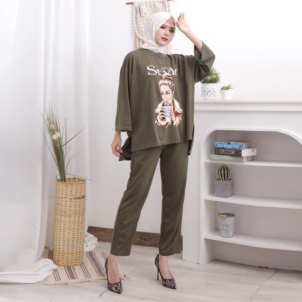 GR ONESET STELAN JUMBO VIRAL / SETCEL TERKINI MY STYLE SR636