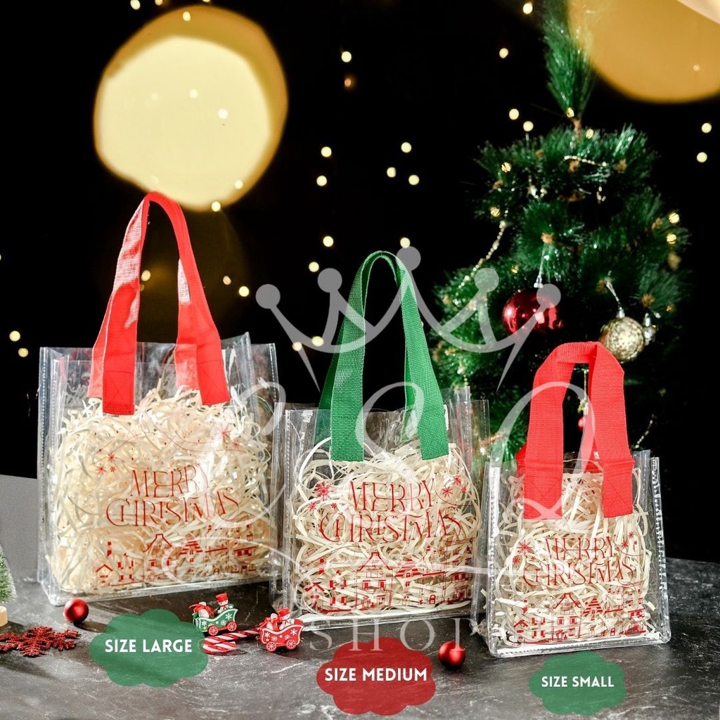 Tas Mika Hampers Natal | Christmas Hampers Bag | Bingkisan Souvenir Natal 2024 | Goodie Bag Xmas | P