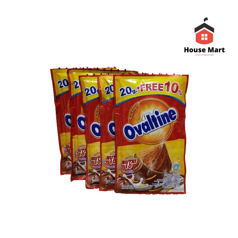Ovaltine Susu Bubuk Coklat 22Gr 1 Renceng isi 10 Pcs