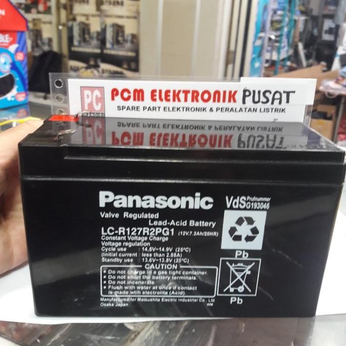 batrai ups 12v 7.2a panasonic