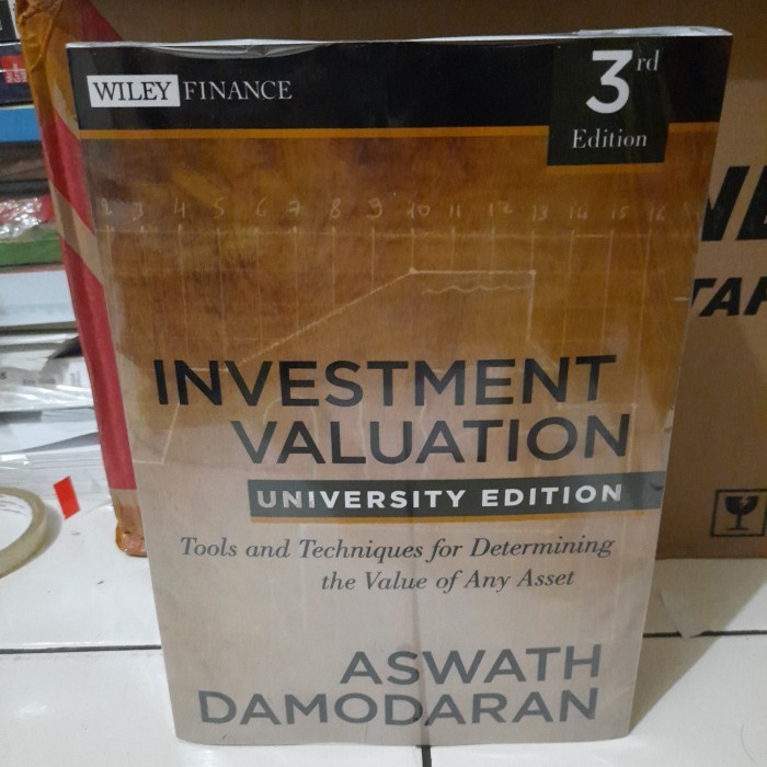 Jual BUKU INVESTMENT VALUATION 3RD EDITION ASWATH DAMODARAN | Shopee ...