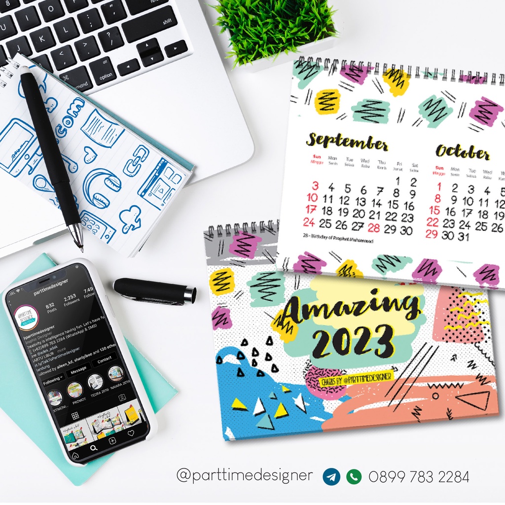 

Charis Colorful Calendar 2023 - Kalender Ceria