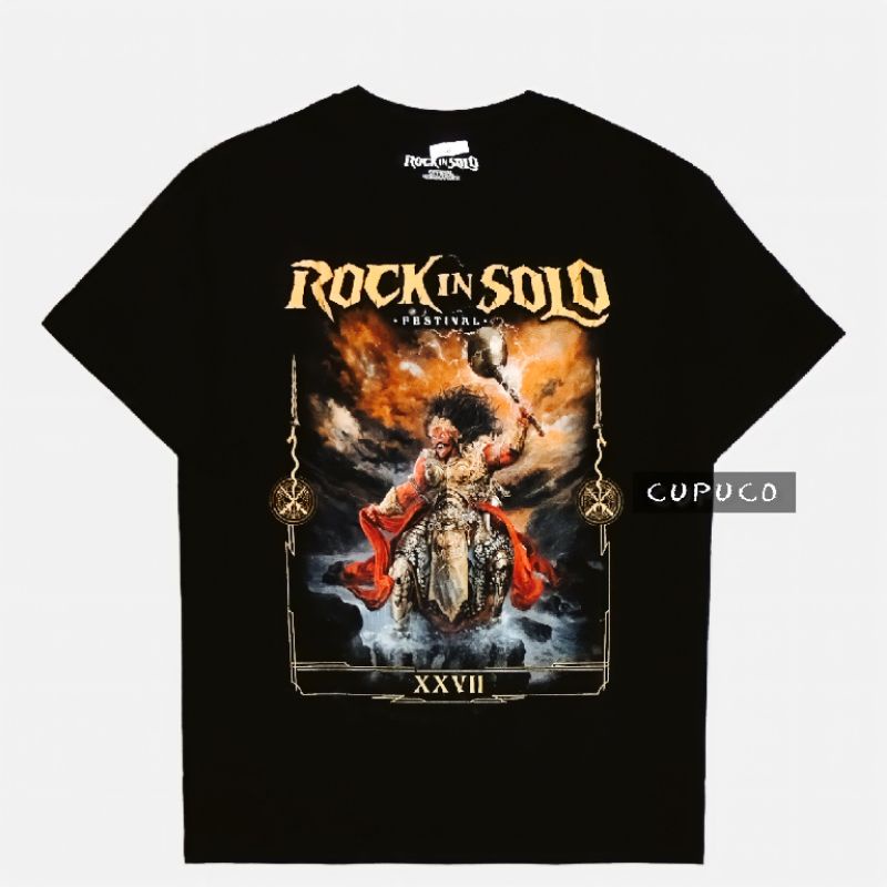 TSHIRT KAOS ROCK IN SOLO 2022 OFFICIAL MERCHANDISE