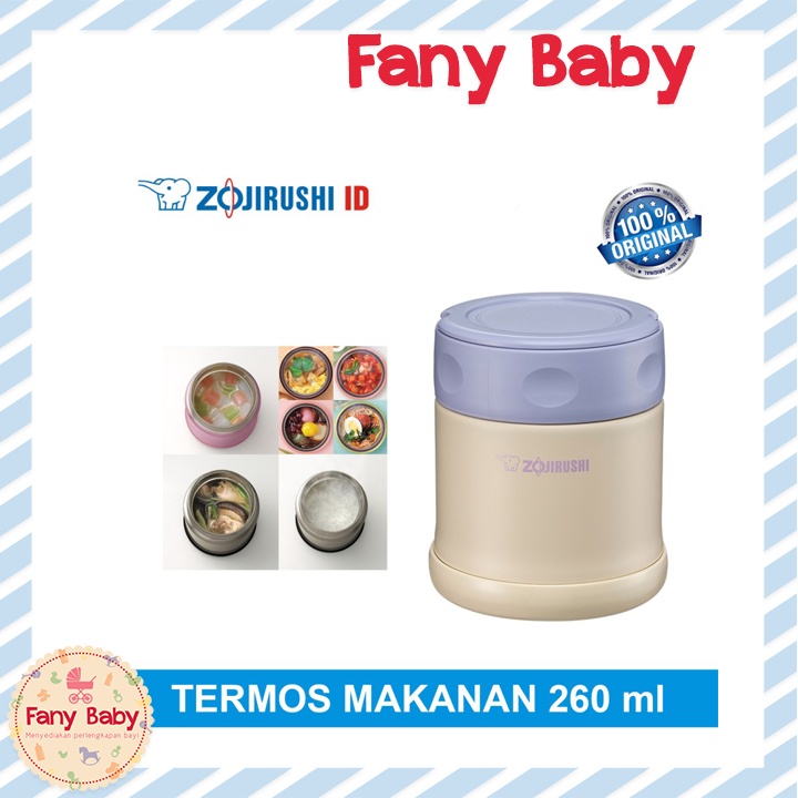 ZOJIRUSHI S/S FOOD JAR MINI SW-EK26H DP ZJ