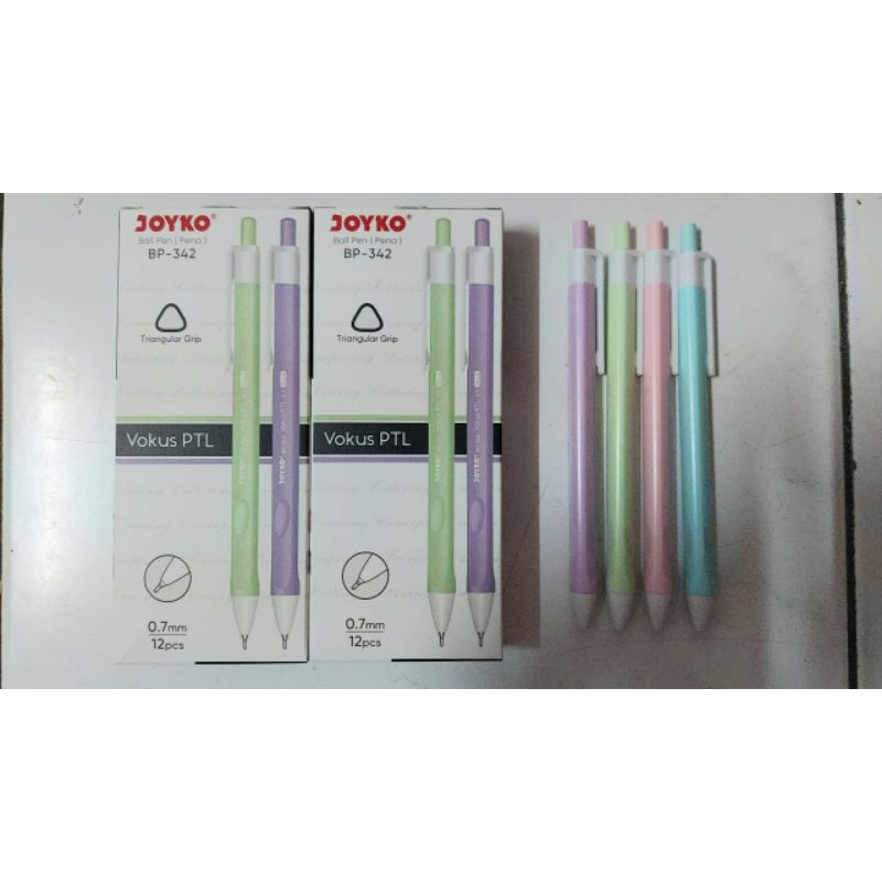 Jual Box Isi Pulpen Joyko Gp Hitam Mm Vokus Pastel Pulpen Cetek Ballpoint