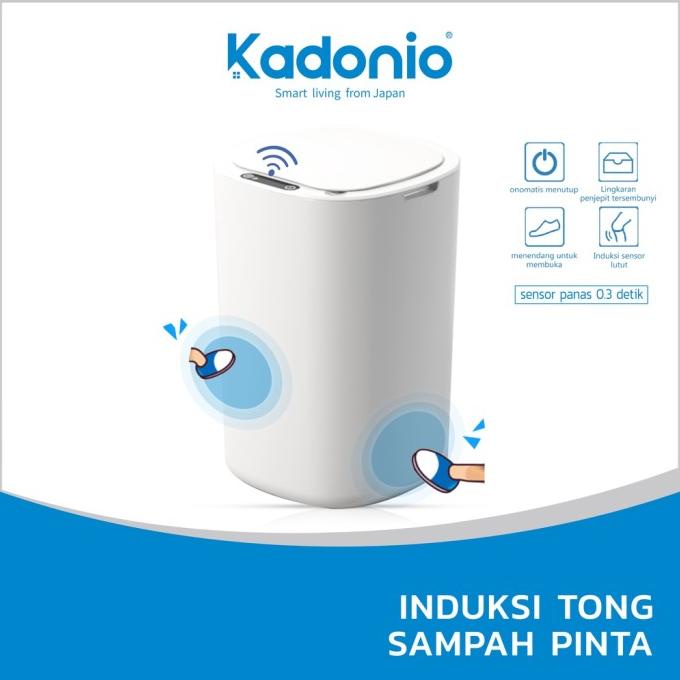 Kadonio Tong Tempat Sampah Otomatis Infrared Automatic Sensor Gerak barang ready terus