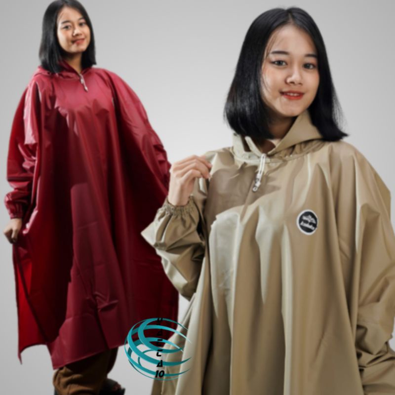 RAINCOAT,JAS HUJAN PRIA WANITA PONCO LENGAN/KELELAWAR BY KALOKA BAHAN TEBAL