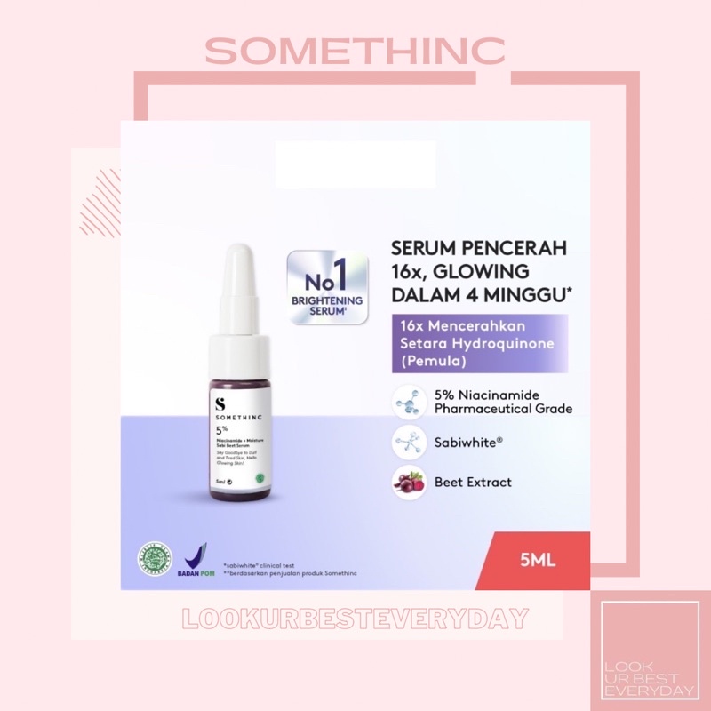 SOMETHINC Mini Size 5% Niacinamide + Moisture Sabi Beet Serum 5 ml