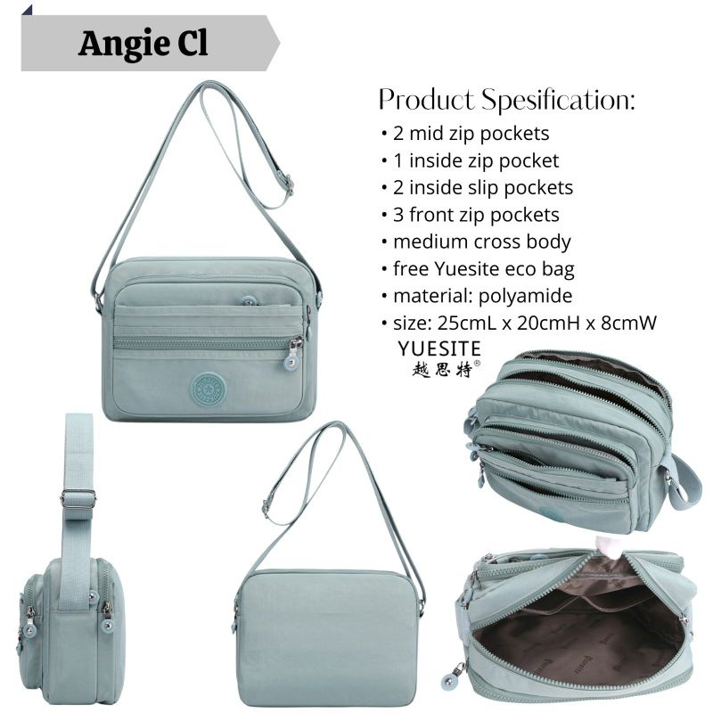 YUESITE ANGIE TAS SELEMPANG CEWEK WANITA CROSSBODY BAG