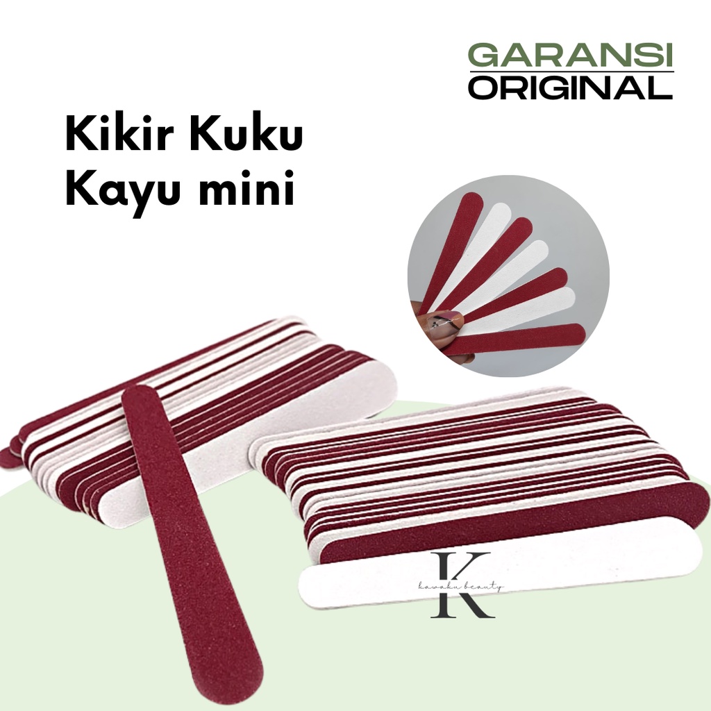 Nail File Kikir Kuku Nail Art Merah Double NT-21