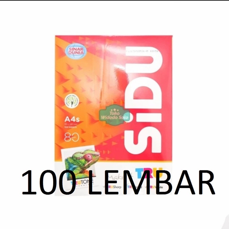 

HVS Sinar Dunia A4s 80gram 100 Lembar Harga Rim2an