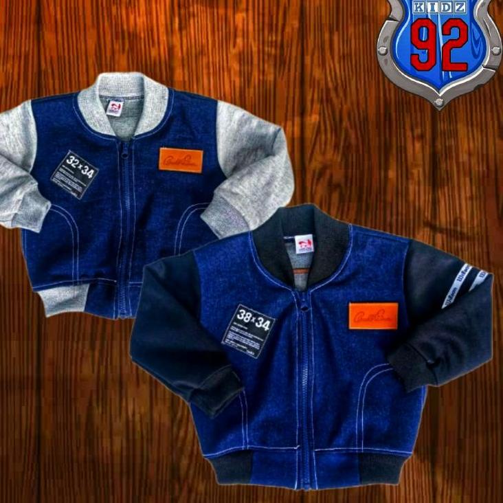 NEW ARRIVAL Jaket jeans bayi laki laki 0 6 bulan 6 12 bulan jaket anak 123 tahun jaket jeans anak co