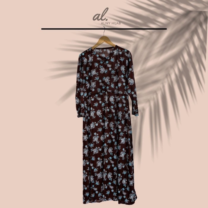 GAMIS MURAH MOTIF BUNGA - GAMIS HYGET BUNGA BUNGA