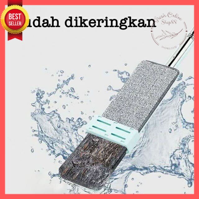 GOS- C305-  Flat Mop Lantai/ Alat Pel Tarik Tanpa Ember