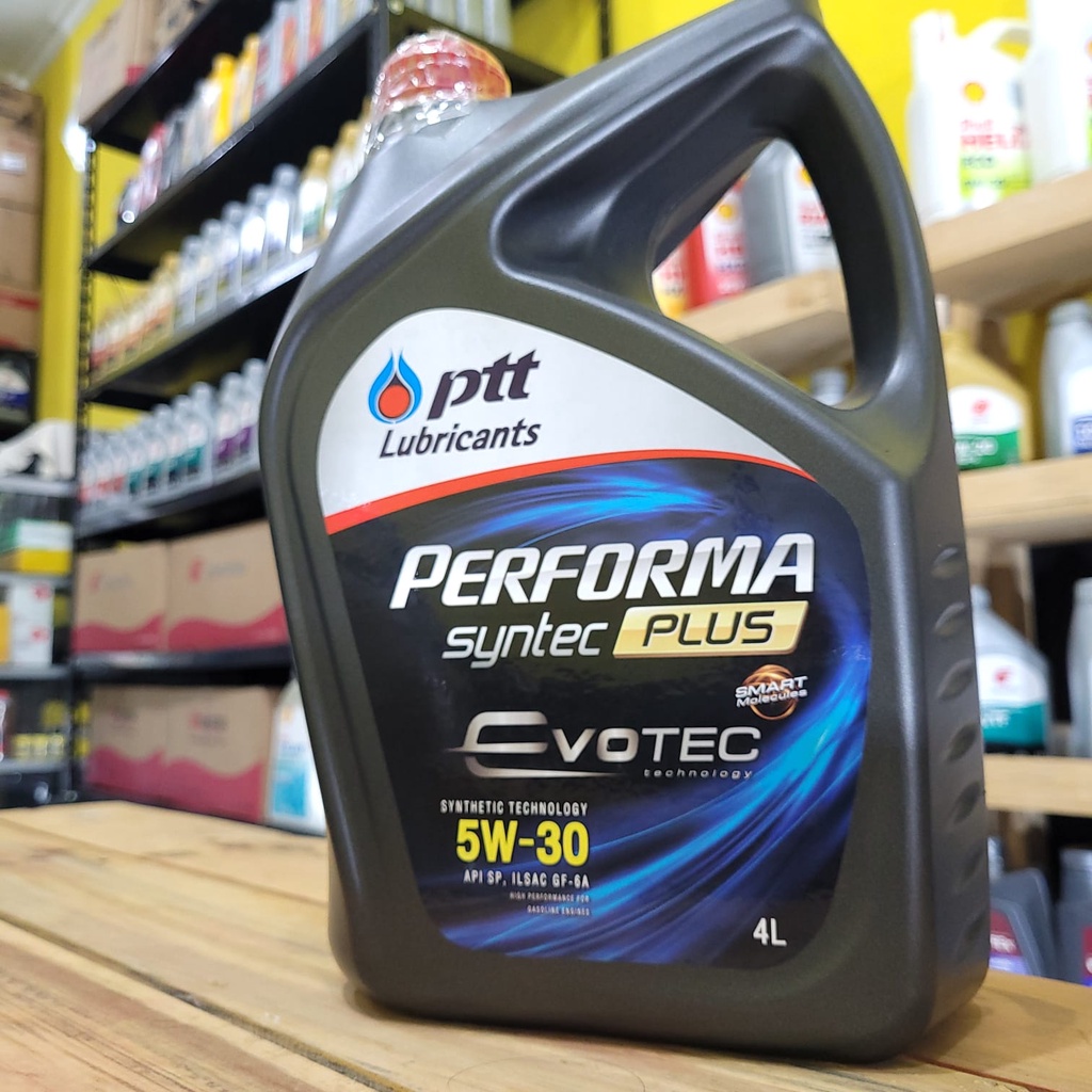 Jual PTT Performa Syntec Plus Evotech 5W30 ( 4L ) oli mesin mobil